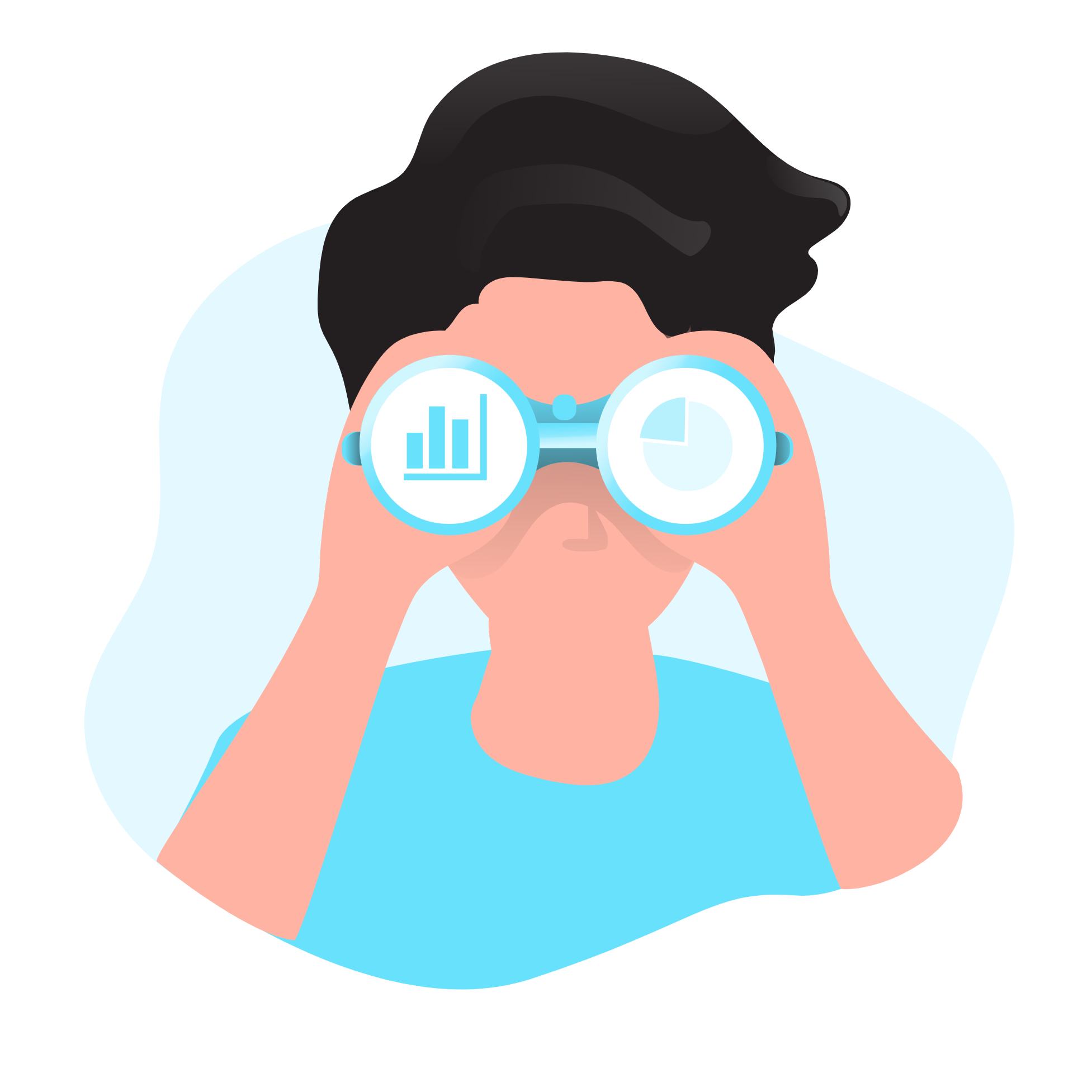 Icône représentant l'analyse de données